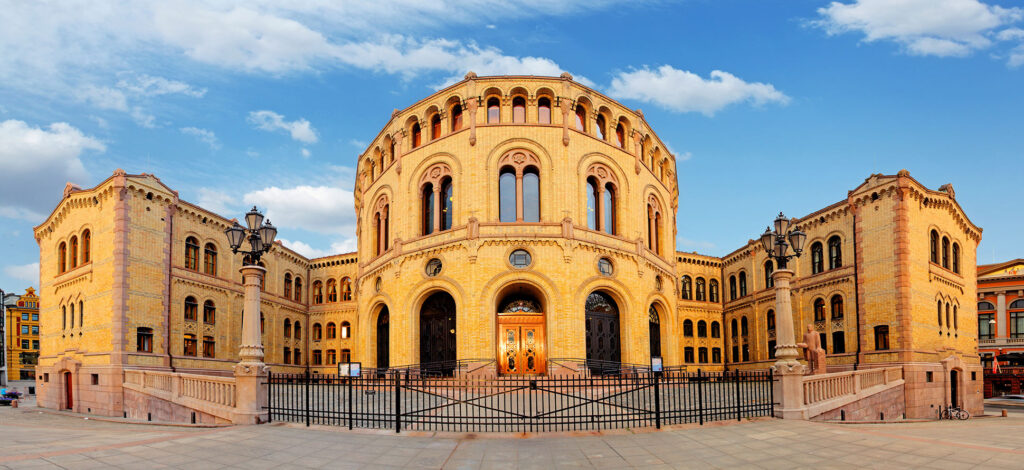 Pensjonsforliket foto av stortinget i Oslo